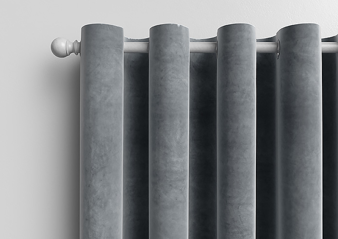 Velvet Opulence (Blackout), Storm Grey - Made to Measure Curtains - Image 13